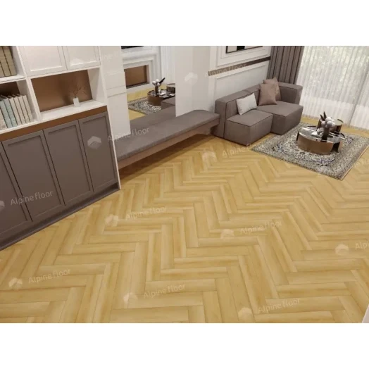 SPC ламинат AlpineFloor Light Parquet Дуб Батейн SPC ламинат AlpineFloor Light Parquet Дуб Батейн фото в интерьере