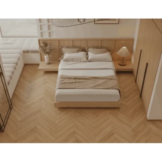 Ламинат Norland Herringbone Elegant Strong Дуб Альба LF304-31 фото в интерьере