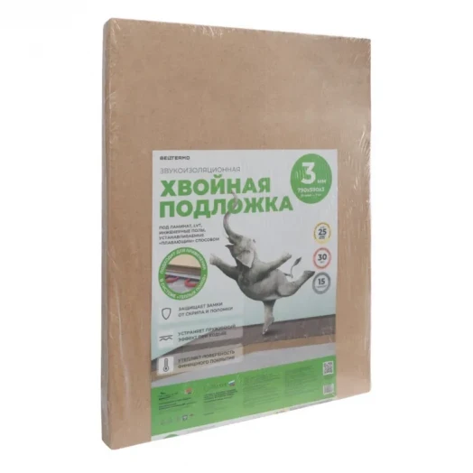 Хвойная подложка 3мм Белтермо Underfloor фото